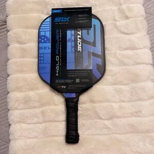 NWT Selkirk SLK Halo Power Max 13mm Raw Carbon Fiber Pickleball Paddle Blue